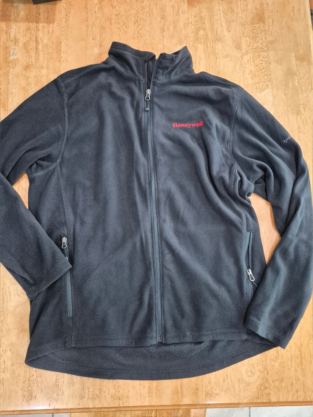 EUC Eddie Bauer Black Full-Zip Fleece Jacket